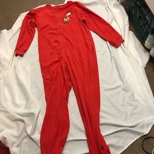 Fox pajama onesie